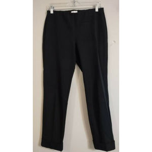 J Jill Womens Black Premium Bi Stretch Career Business Straight Dress Pants Sz 4